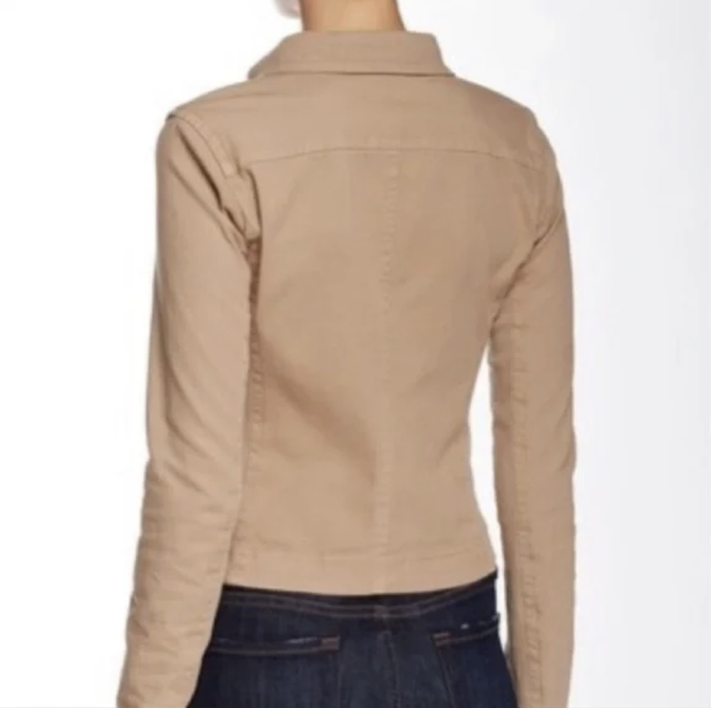 James Perse Asymmetric Panel Moto Jacket - 3 (L) - Picture 2 of 7